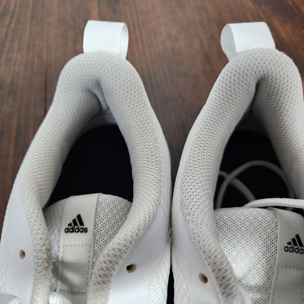 Adidas Men's White and Black Sneakers - Picture 2 of 5